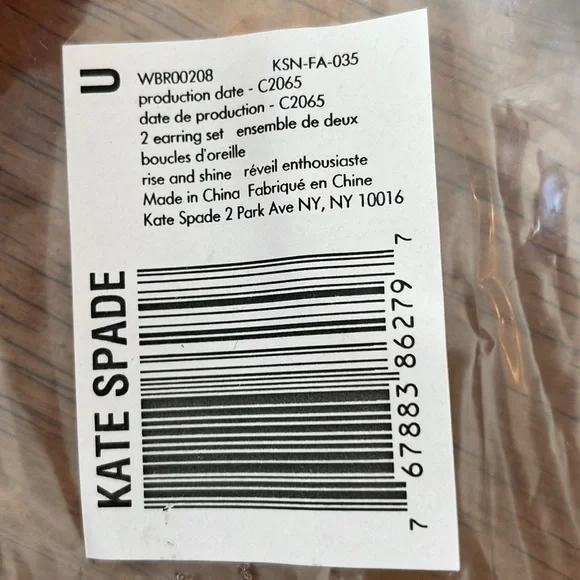 NWT Kate Spade Earrings - Picture 6 of 6